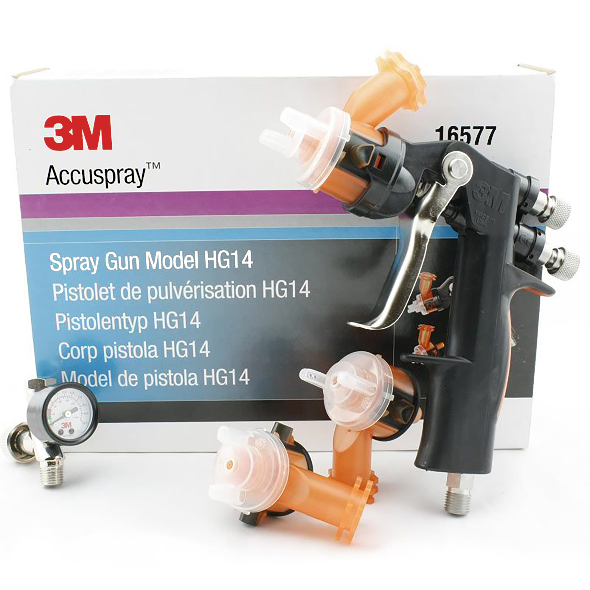 3M Accuspray HVLP Primer Spray Gun 1.4mm (16577) spray guns direct