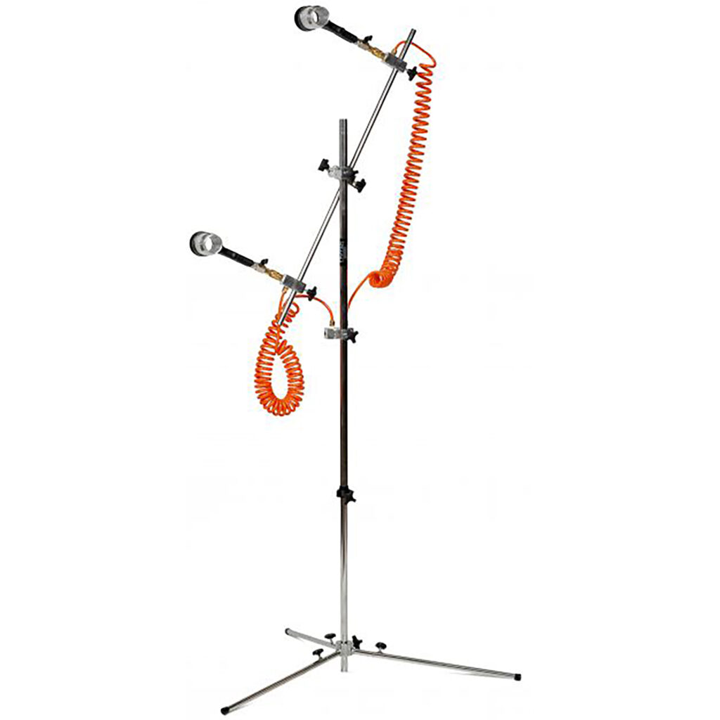 Fast Mover Pair of Venturi Waterbased Paint Drying Gun with Stand