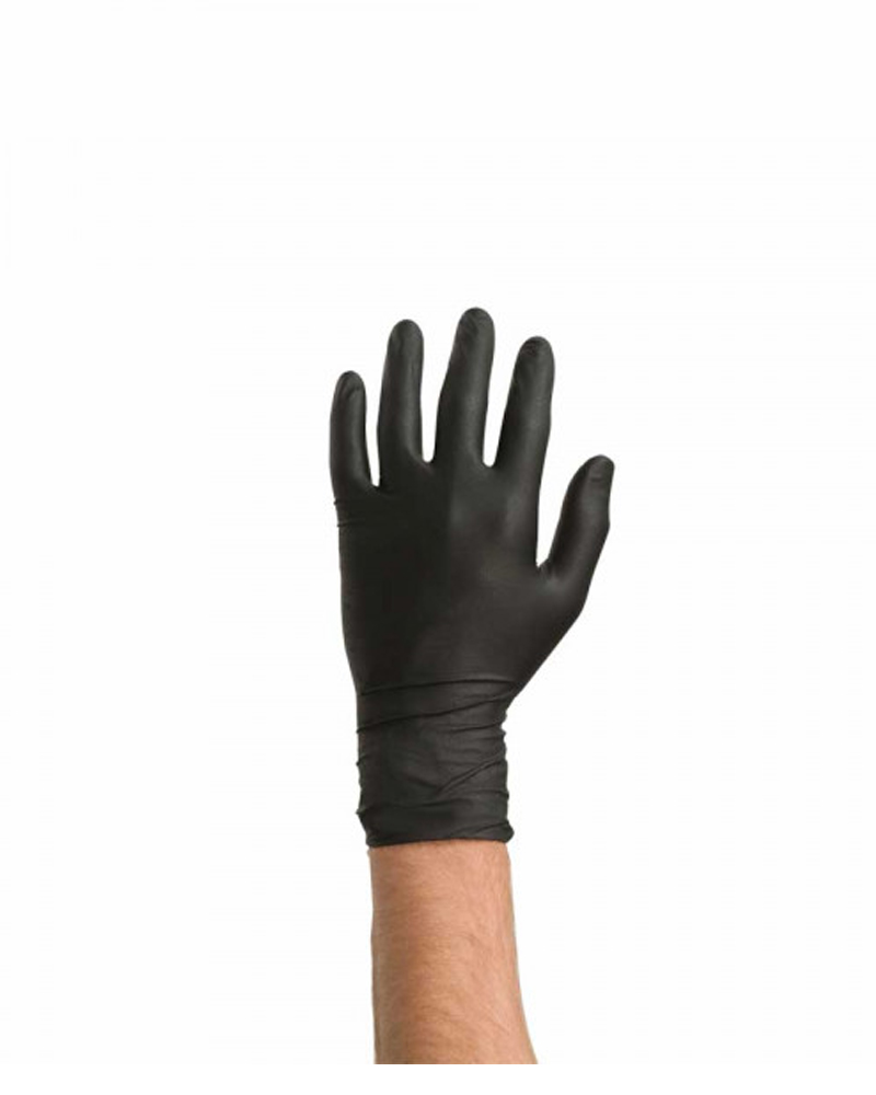 Colad Black Nitrile Gloves (Box of 60) Heavy Duty