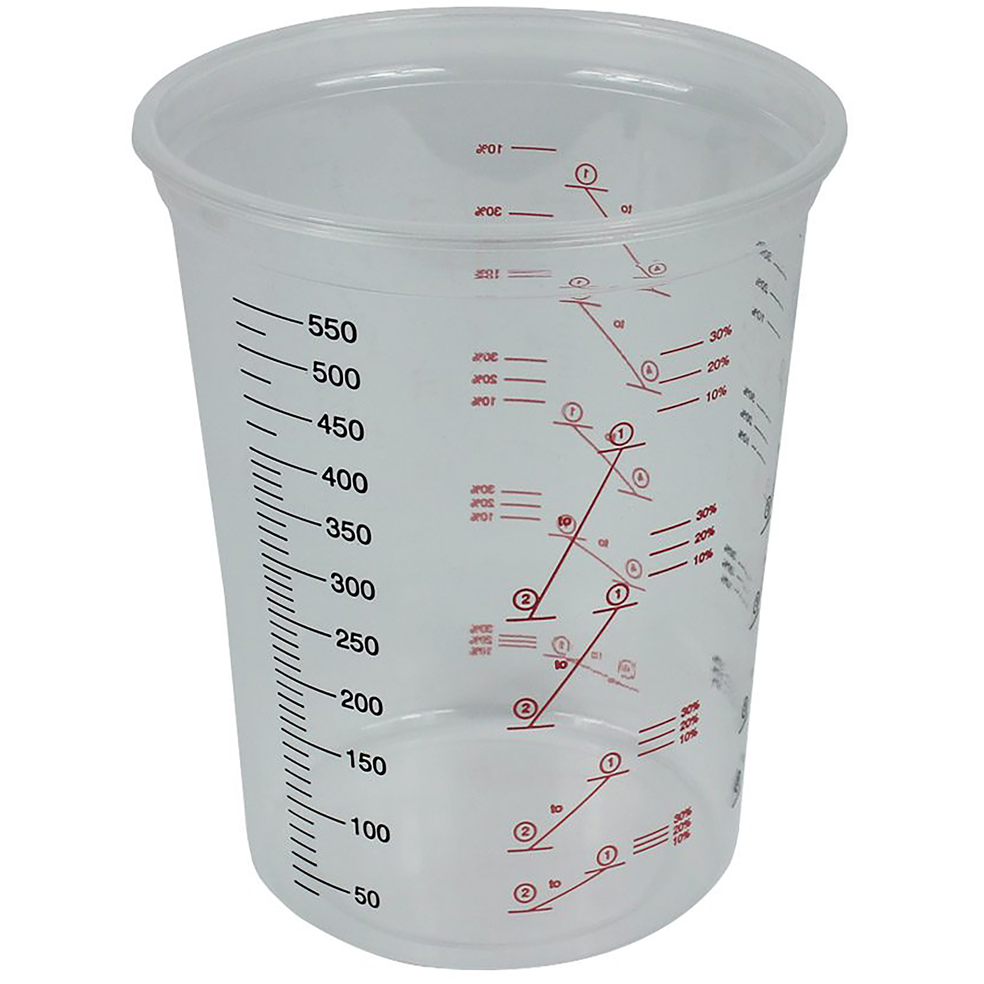 Sata Paint Gun Cup, Plastic Cup 600ml Air Paint Pot Thread Connector
