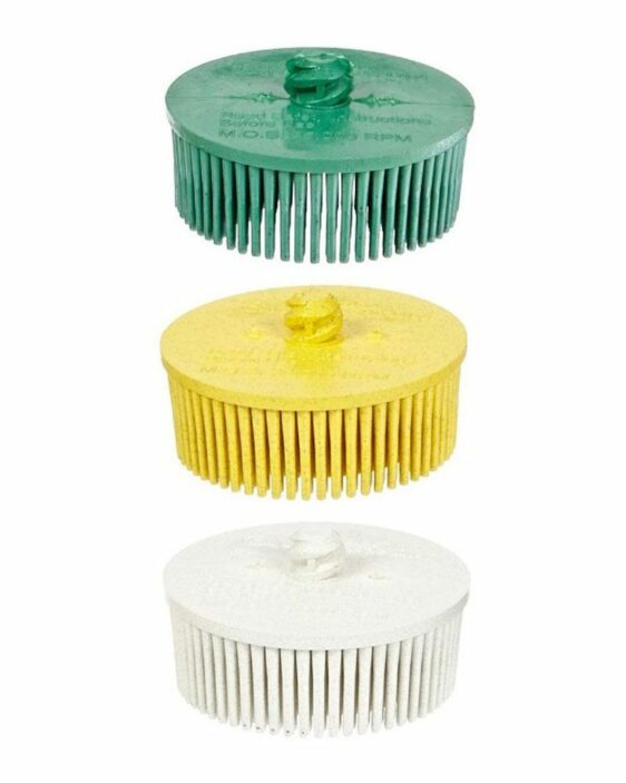 3M Roloc Bristle Disc Yellow (Medium Grade, 50mm)