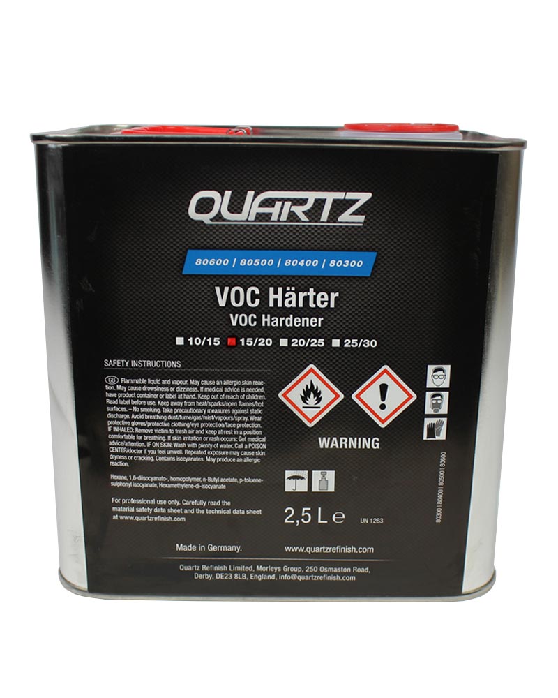 Quartz VOC True High Solids Hardener (4 speed options)