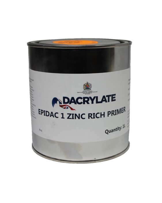 Dacrylate Epidac 1 Zinc Rich AntiCorrision Primer / Finish. Higher