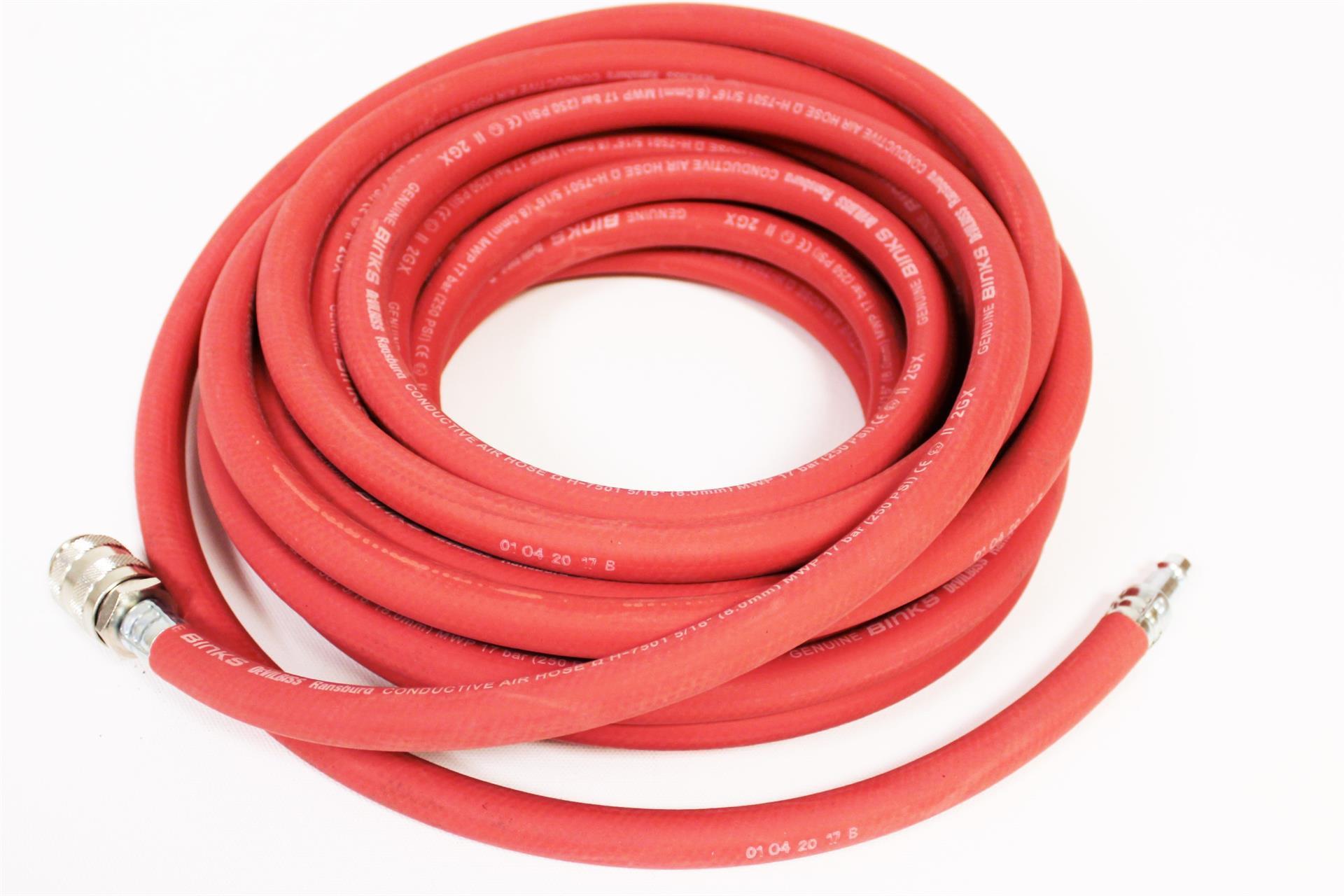 DeVilbiss 9.5mm Red Air Hose (15m) SpraygunsDirect.co.uk