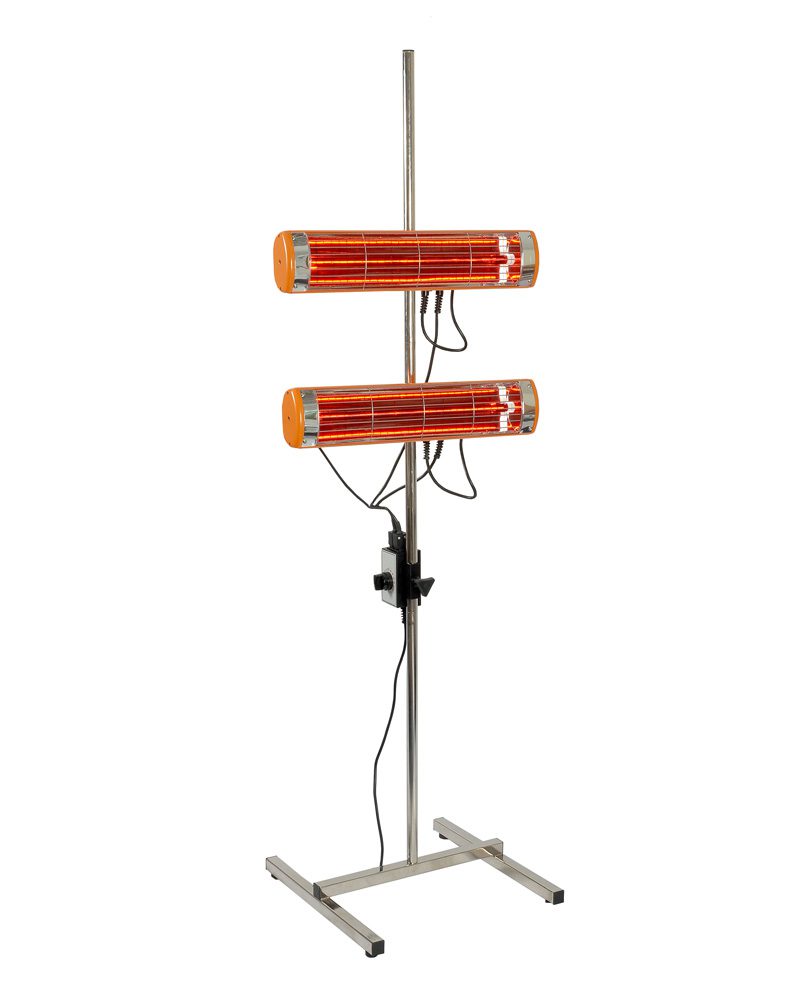 Fast Mover FMT6910 2kW Infrared Paint Dryer with Stand and Timer