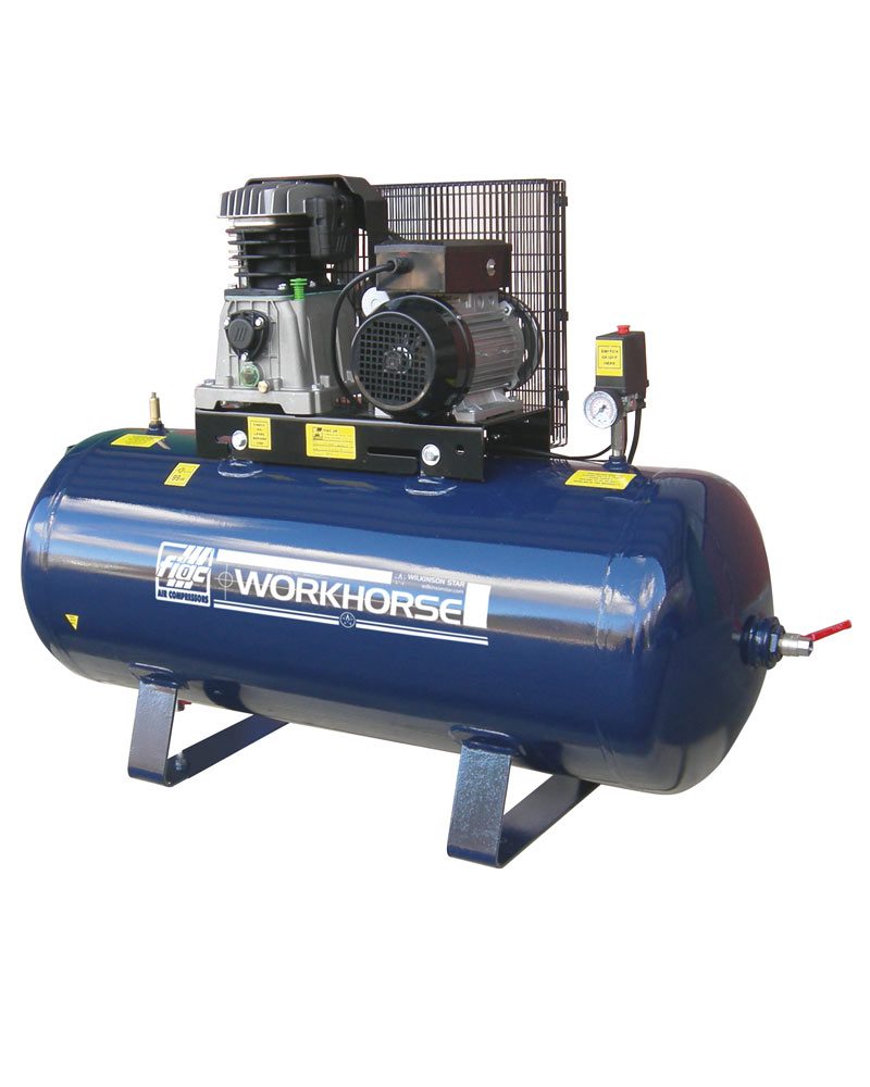 FIAC/Workhorse WR4HP200S1 Belt Drive Air Compressor (200 Litre, 17.7