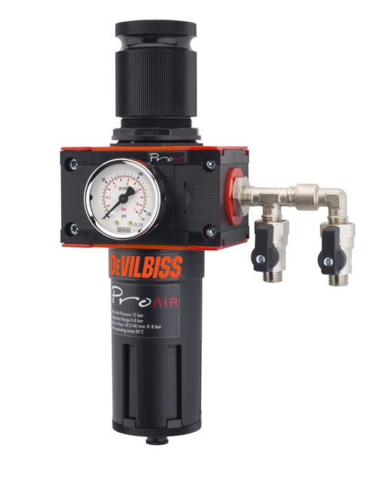 DeVilbiss Pro Air 1 Filter Regulator SpraygunsDirect.co.uk