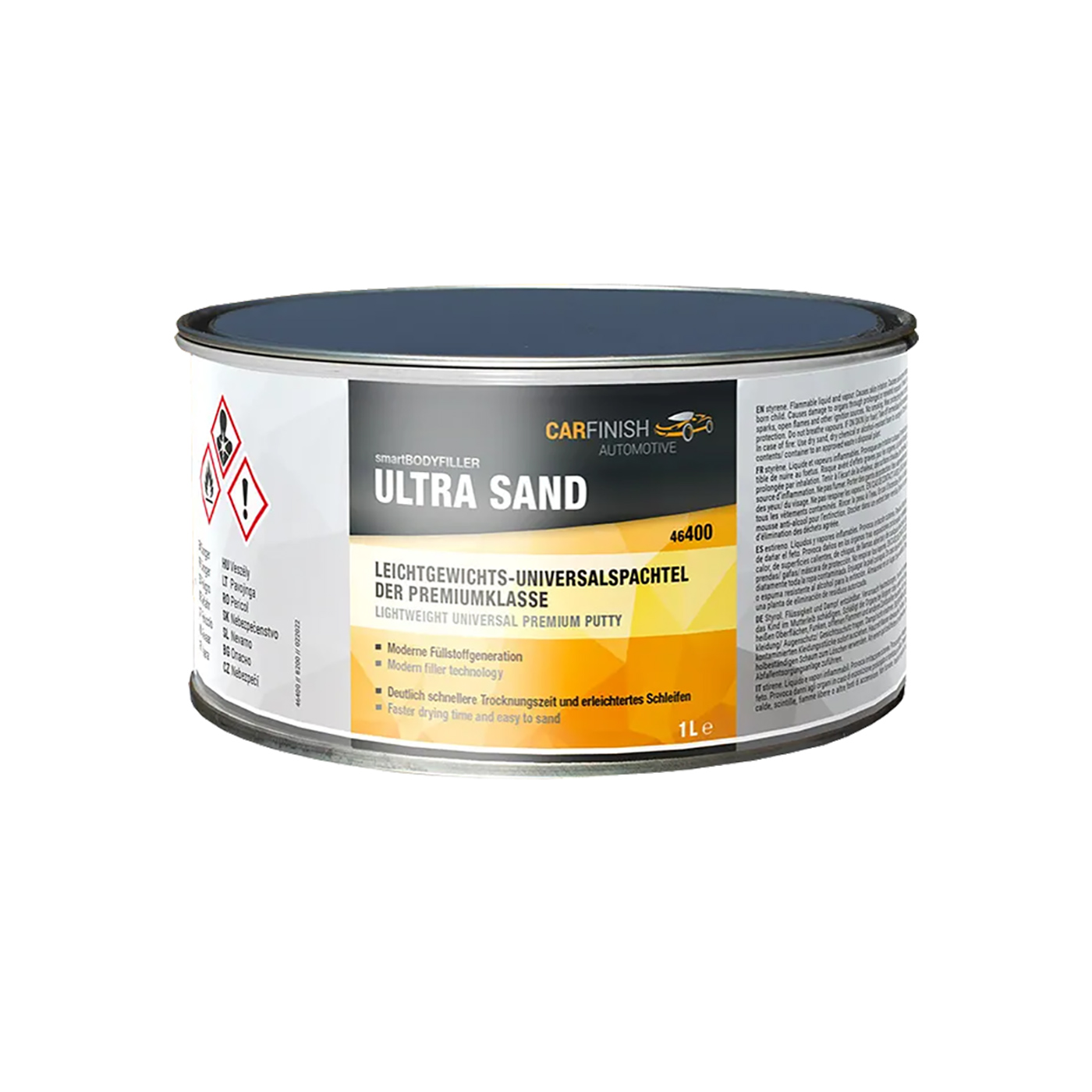 CarFinish Bodyfiller Ultra Sand - 1 ltr (DI 00 46400 1) - spray guns direct